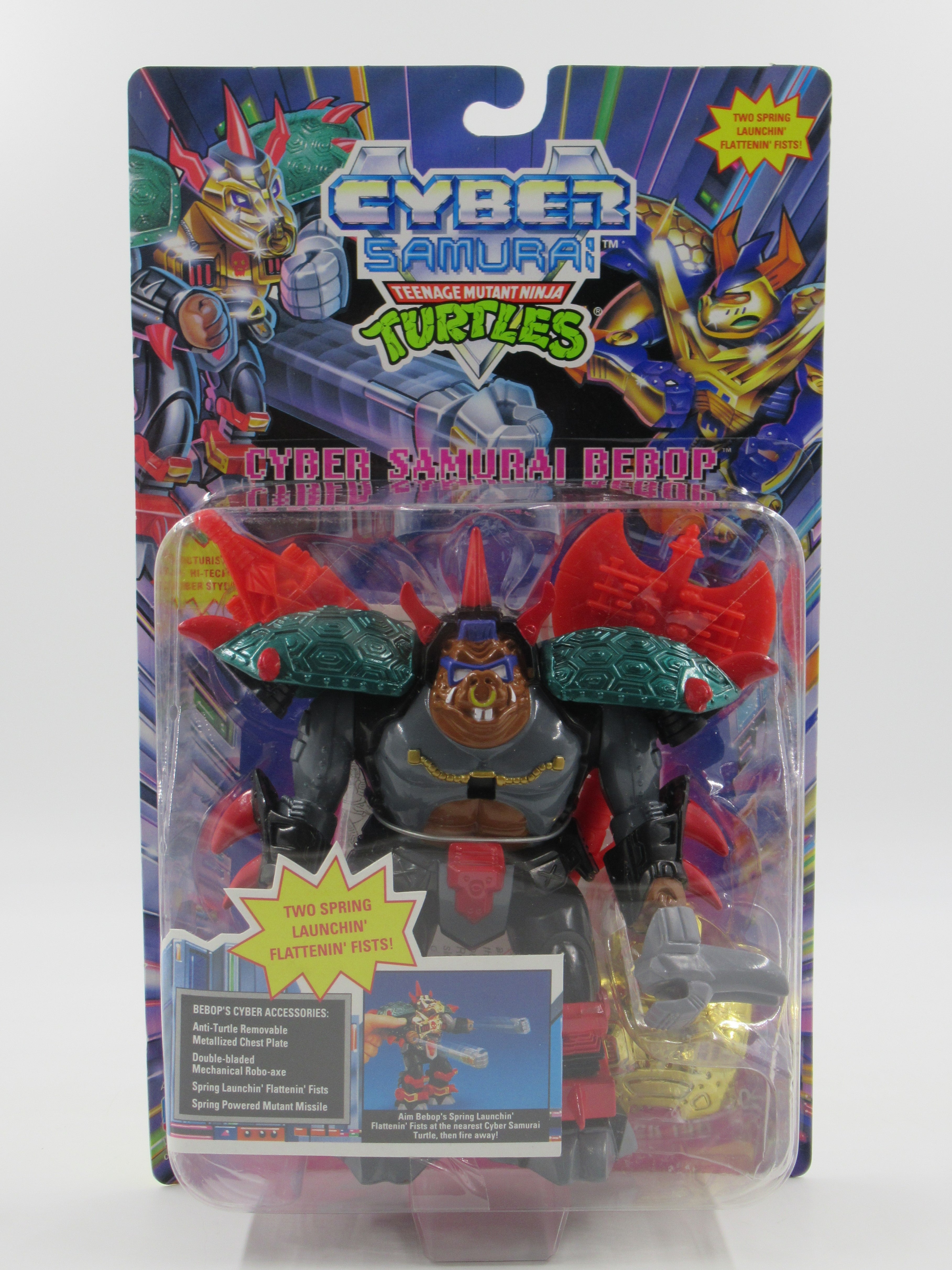 Teenage Mutant Ninja Turtles Cyber Samurai Bebop 5.5" Figure TMNTs - Playmates (1994)